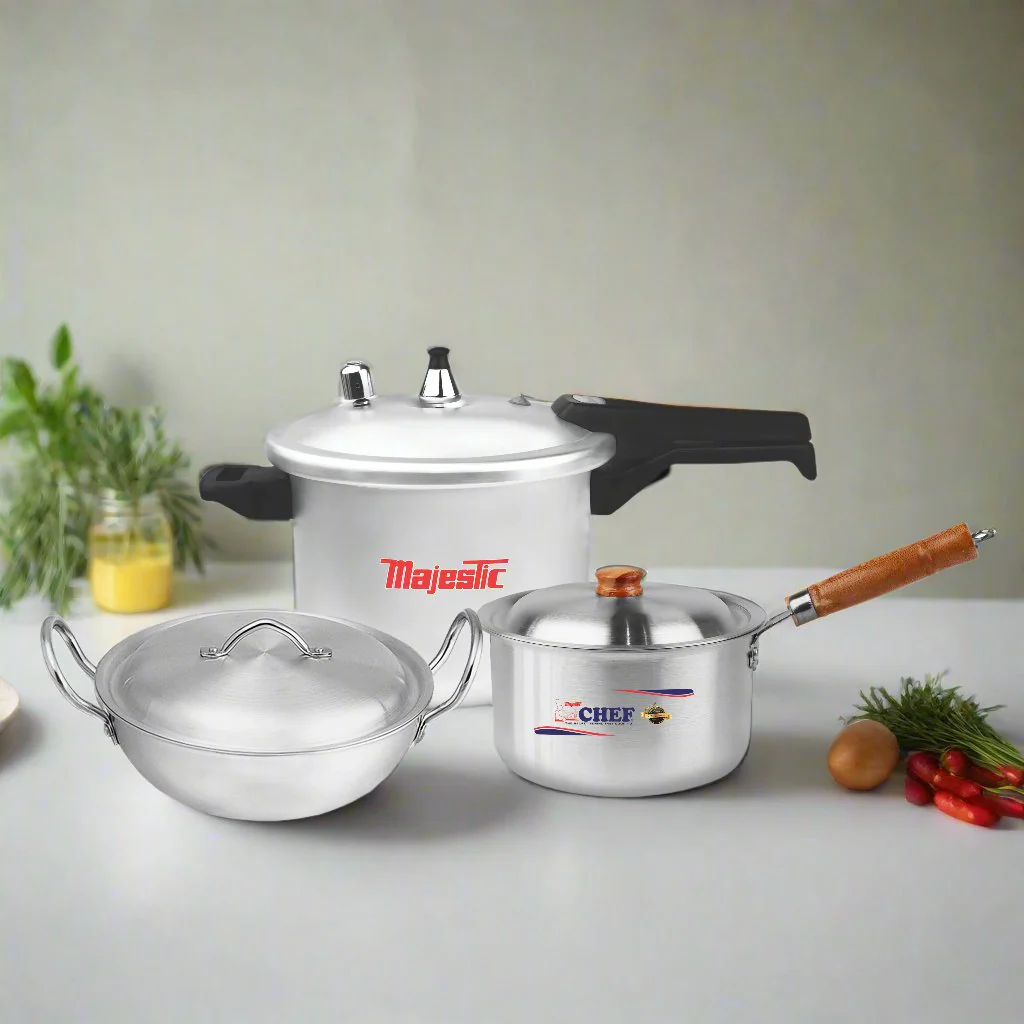 Chef Aluminum Coated Cookware Set